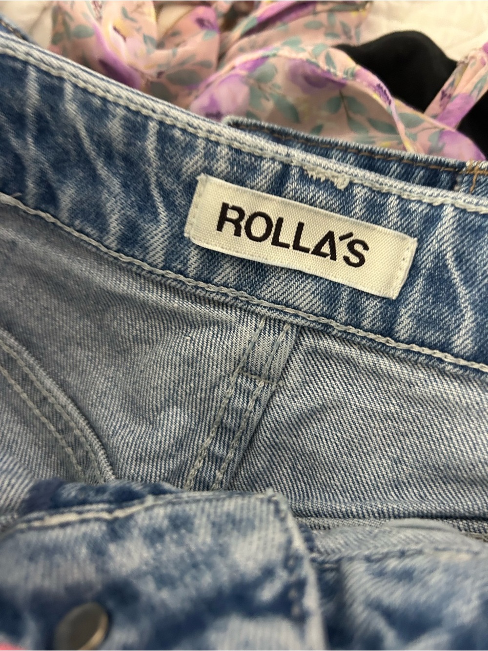 Rolla's Sailor High Rise Crop Wide Leg Jeans Size 25 - Picture 7 of 8